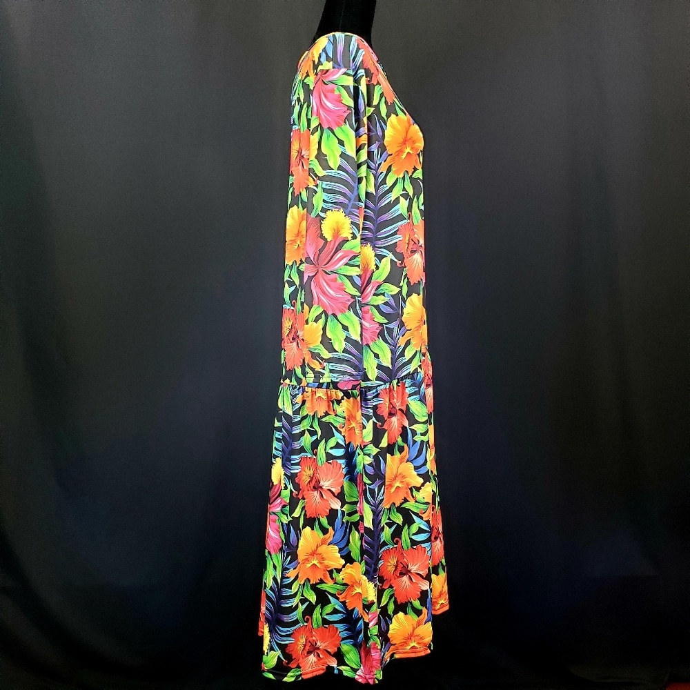 🆕️ 💐🌴 ROKOKO Boho Floral Midi Folk Dress // (NWOT) - Picture 3 of 8